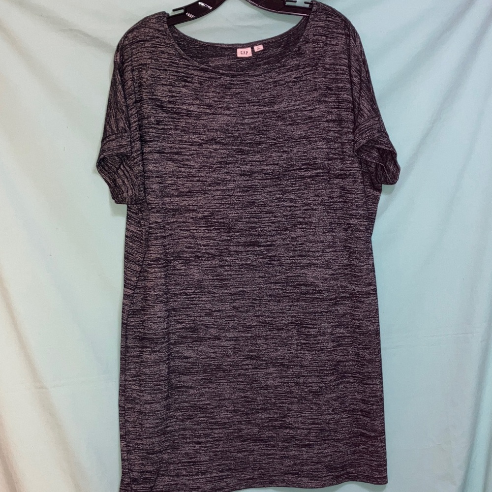 GAP Women's Charcoal Gray Heather mini dress